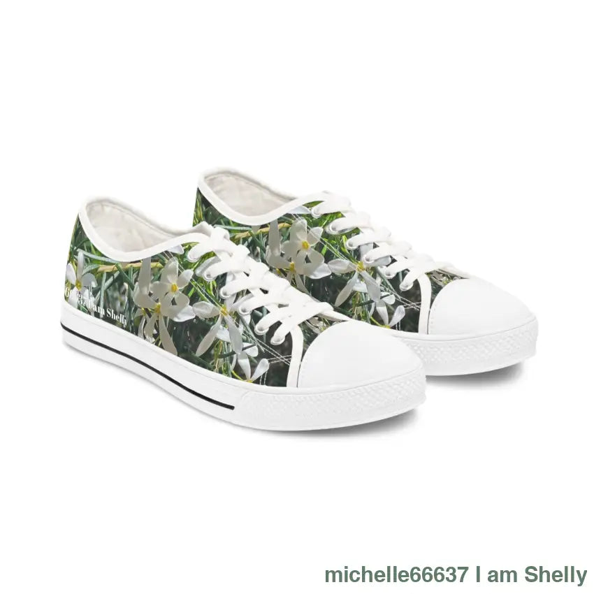 Michelle66637 I Am Shelly- Nature- Women’s Low Top Sneakers 20% Off Code: Wowshoes Us 5.5 / White