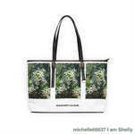 Michelle66637- Nature- PU Leather Shoulder Bag 17’’ x 11’’ / Black Bags