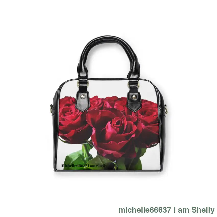 Michelle66637- Nature- PU Leather Shoulder Bag 30% OFF CODE: SHELLY 9.45’’ x 8.27’’ / Black Bags