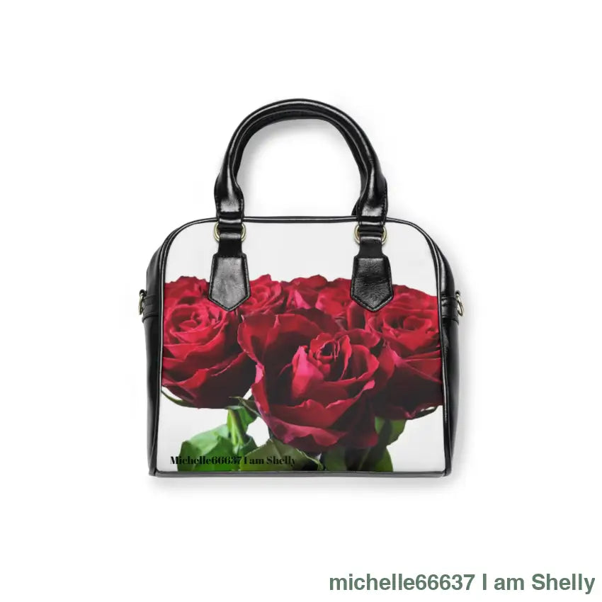 Michelle66637- Nature- PU Leather Shoulder Bag 30% OFF CODE: SHELLY 9.45’’ x 8.27’’ / Black Bags