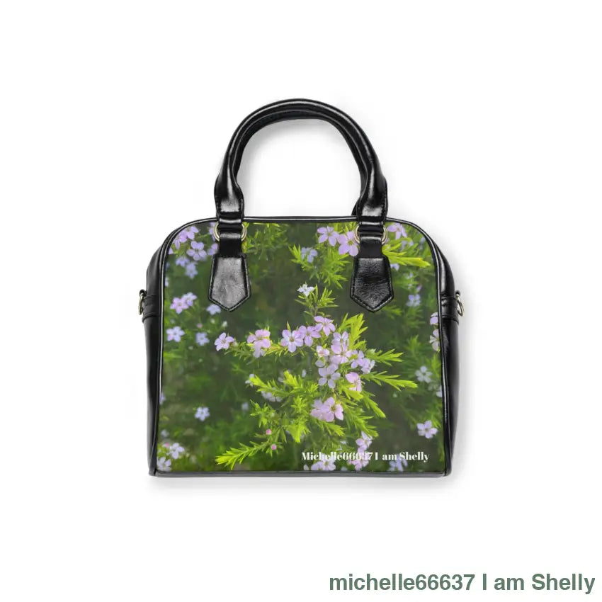 Michelle66637- Nature- Pu Leather Shoulder Bag 30% Off Code: Shelly 9.45’’ X 8.27’’ / Black Bags