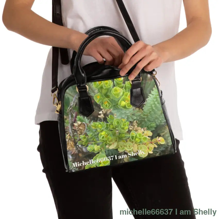 Michelle66637- Nature- Pu Leather Shoulder Bag 30% Off Code: Shelly Bags