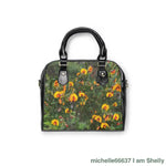 Michelle66637- Nature- PU Leather Shoulder Bag 9.45’’ x 8.27’’ / Black Bags