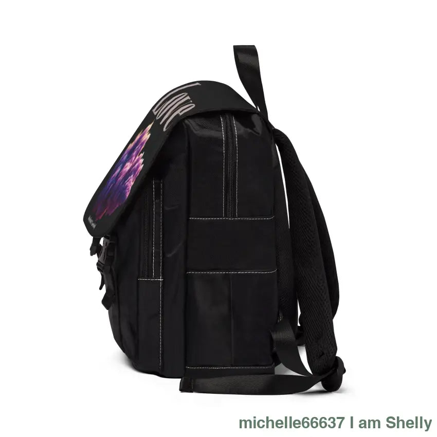 Purple Cloud Love - Unisex Casual Shoulder Backpack Bags