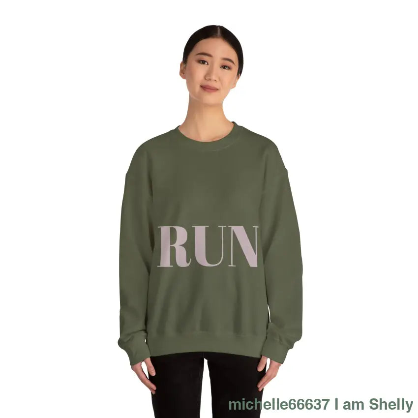 Run Unisex Heavy Blend™ Crewneck Sweatshirt Sweatshirt