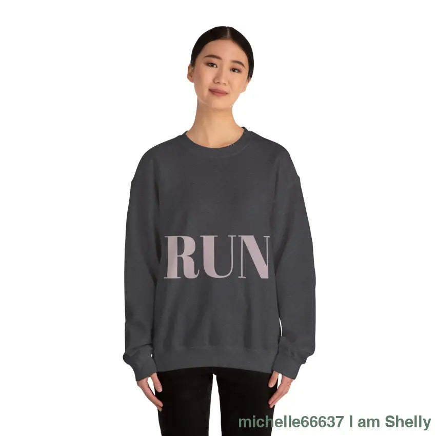 Run Unisex Heavy Blend™ Crewneck Sweatshirt Sweatshirt