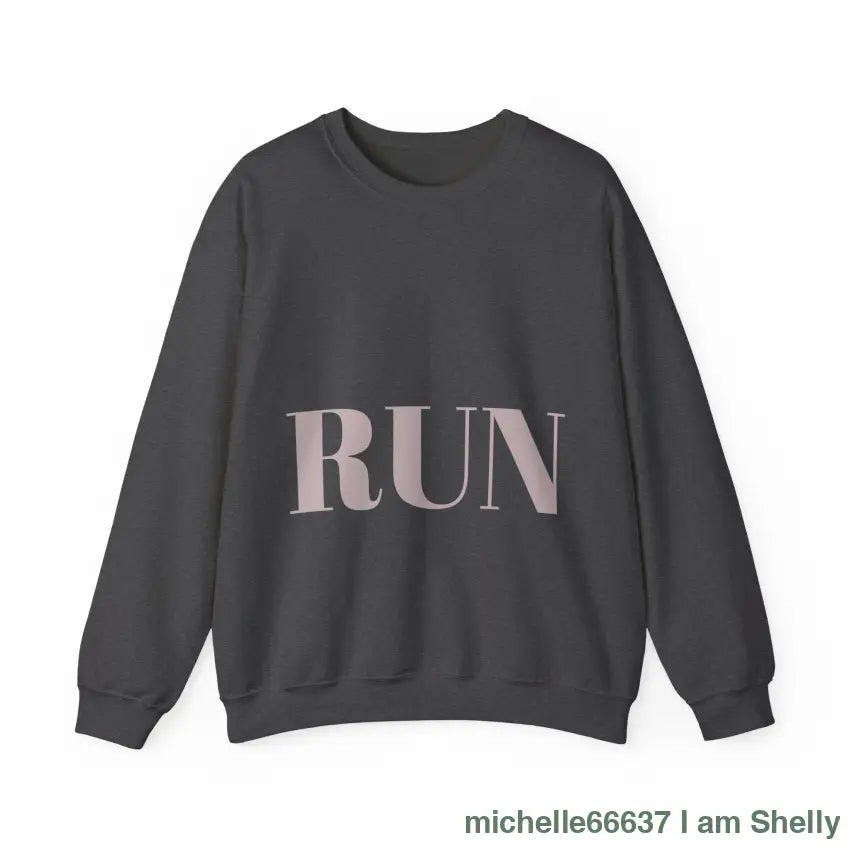 Run Unisex Heavy Blend™ Crewneck Sweatshirt S / Dark Heather Sweatshirt