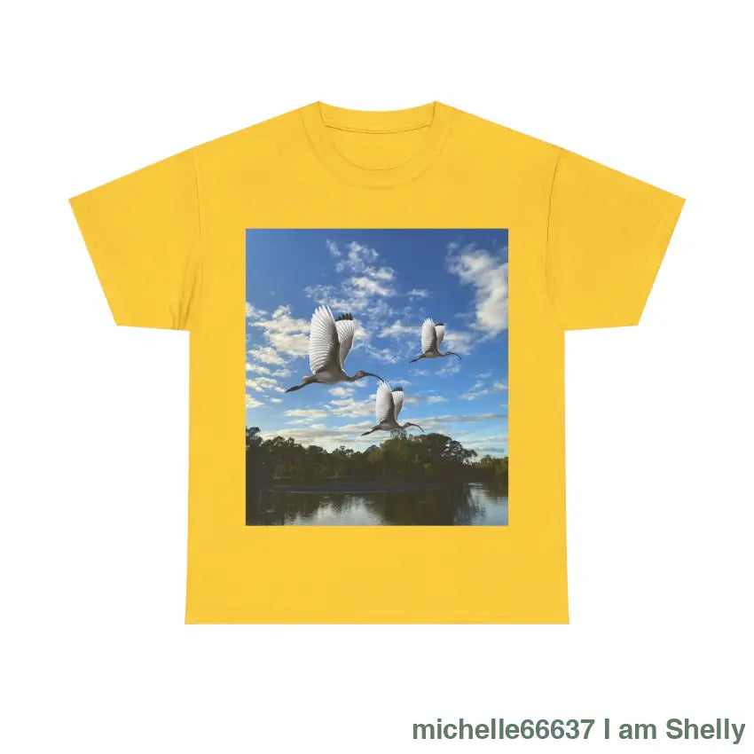 Shelly Ibis Lake - Heavy Cotton Tee Daisy / S T-Shirt