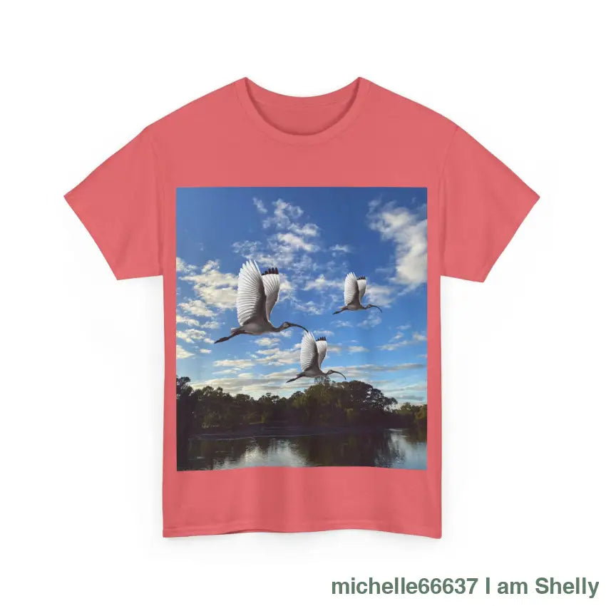 Shelly Ibis Lake - Heavy Cotton Tee T-Shirt