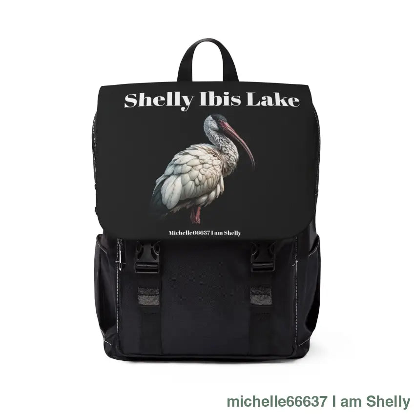 Shelly Ibis Lake - Unisex Casual Shoulder Backpack One size Bags