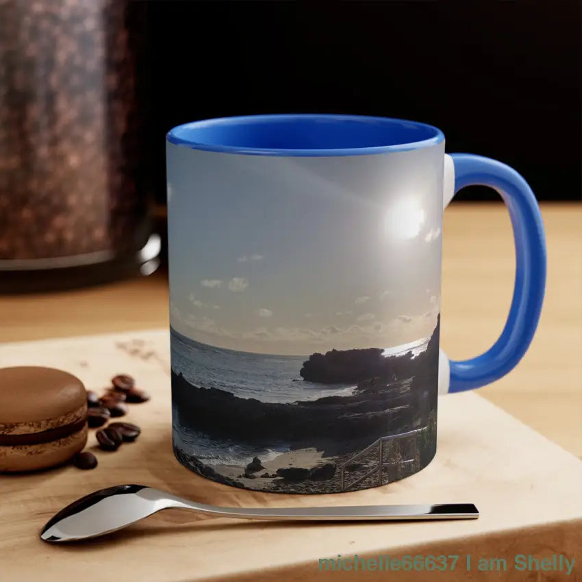 Shellymugs - Ocean Western- 20% Off Code: 11Oz / Blue Mug