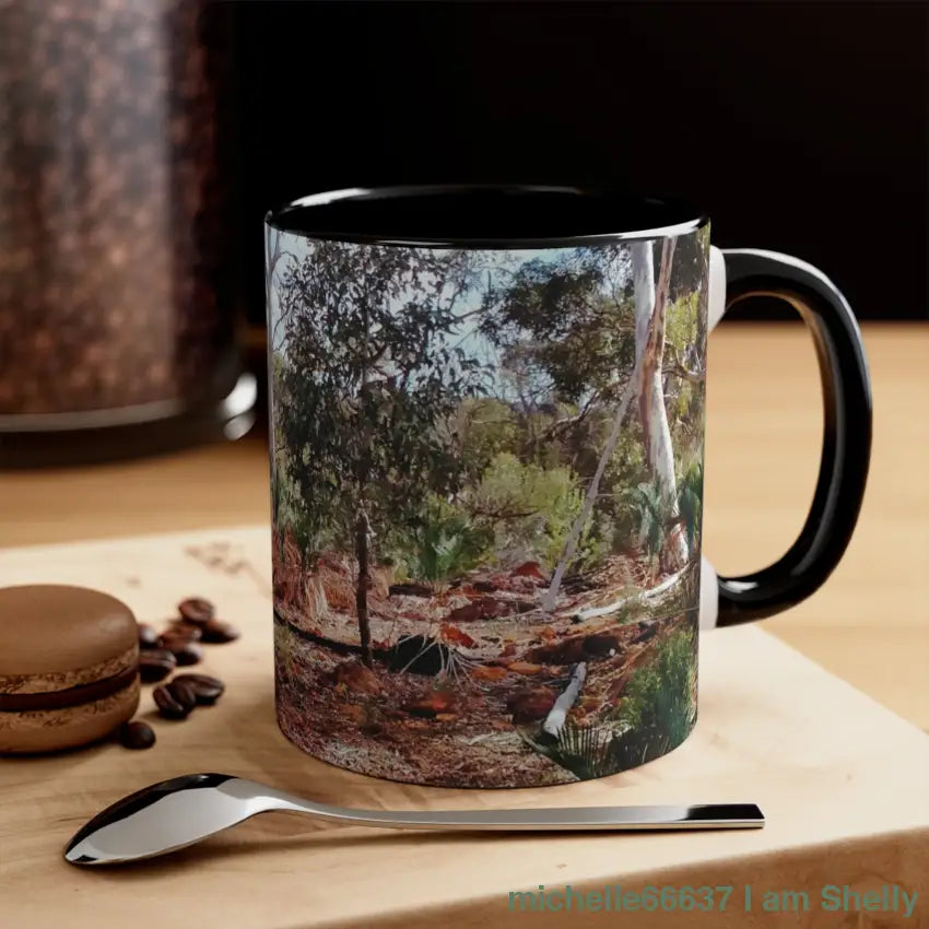 Shellymugs- Western Australia Bush Cup 20% Off Code: Shellymugs 11Oz / Black Mug