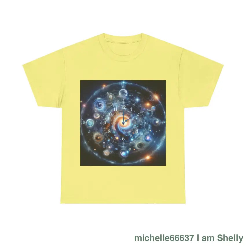 Spirit Cosmic Clock Heavy Cotton Tee Cornsilk / S T-Shirt