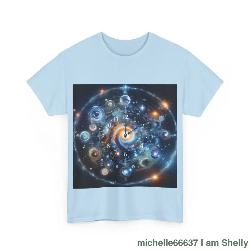 Spirit Cosmic Clock Heavy Cotton Tee T-Shirt