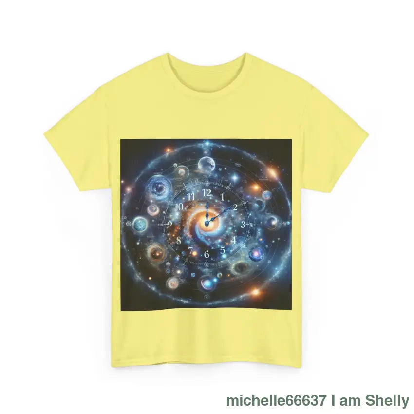 Spirit Cosmic Clock Heavy Cotton Tee T-Shirt