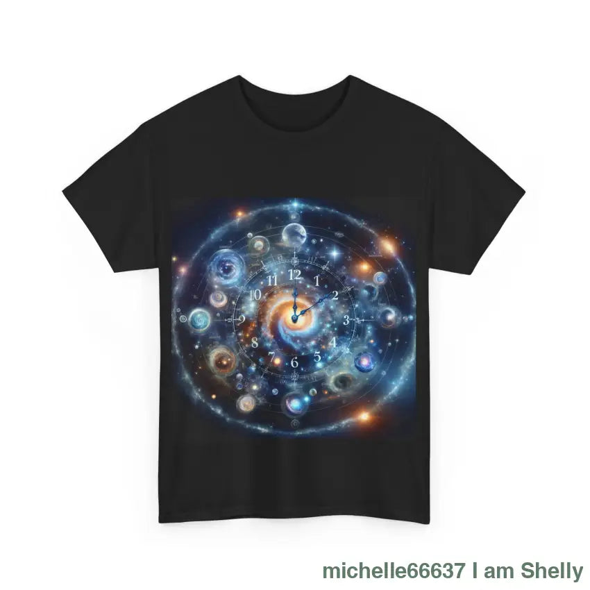Spirit Cosmic Clock Heavy Cotton Tee T-Shirt