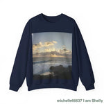 Sunset Awaken Unisex Heavy Blend™ Crewneck Sweatshirt S / Navy Sweatshirt