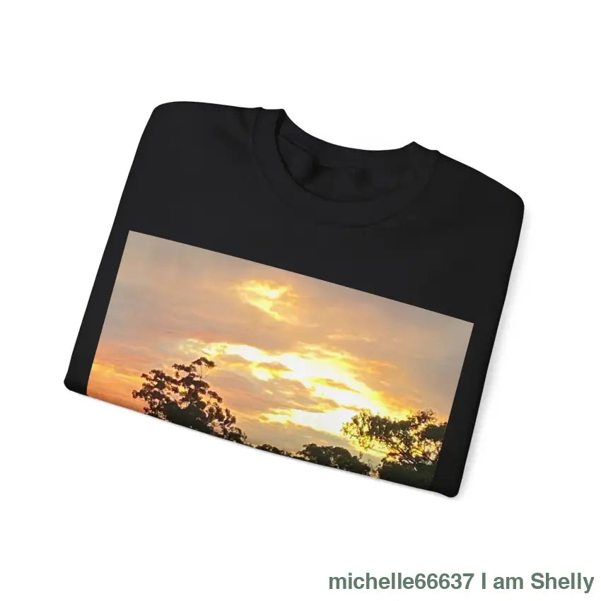 Sunset Blessing Unisex Heavy Blend™ Crewneck Sweatshirt Sweatshirt