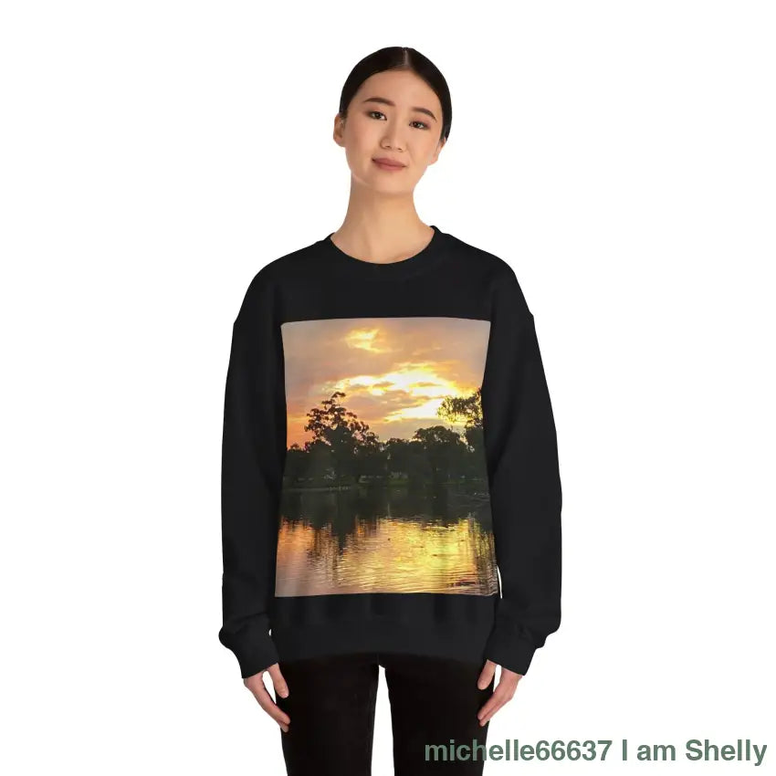 Sunset Blessing Unisex Heavy Blend™ Crewneck Sweatshirt Sweatshirt