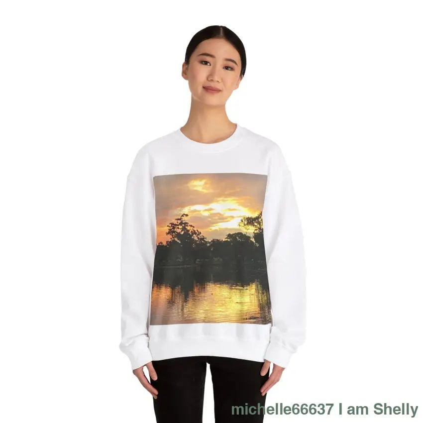 Sunset Blessing Unisex Heavy Blend™ Crewneck Sweatshirt Sweatshirt