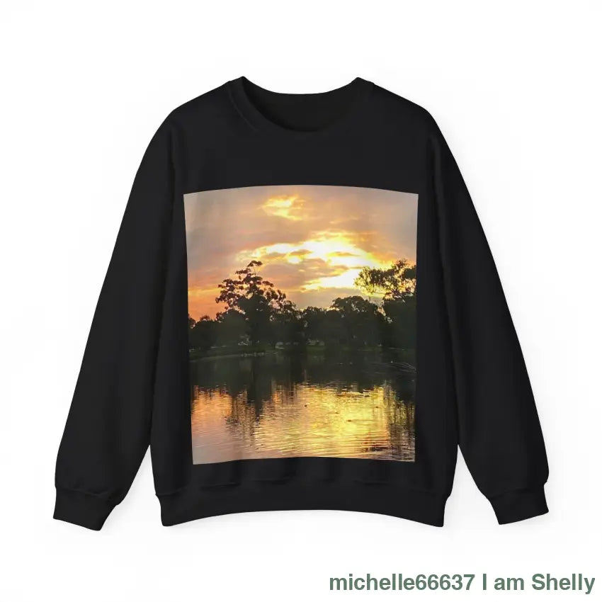 Sunset Blessing Unisex Heavy Blend™ Crewneck Sweatshirt S / Black Sweatshirt