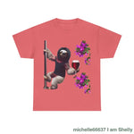 Sweet Love Sloth Heavy Cotton Tee Coral Silk / S T-Shirt