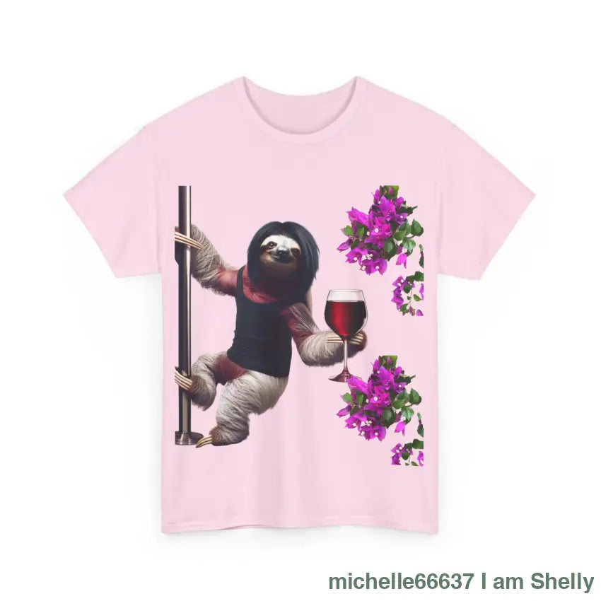 Sweet Love Sloth Heavy Cotton Tee T-Shirt