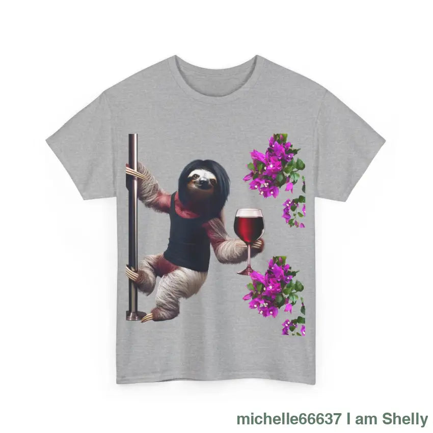 Sweet Love Sloth Heavy Cotton Tee T-Shirt