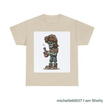 Zombie Heavy Cotton Tee buy any 3 get 1 free. Free Shipping within Australia Sand / L T-Shirt