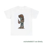 Zombie Heavy Cotton Tee buy any 3 get 1 free. Free Shipping within Australia White / S T-Shirt